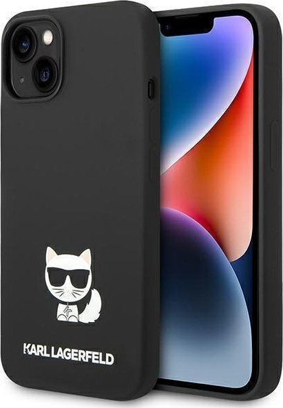 Karl Lagerfeld Etui Karl Lagerfeld do iPhone 14 Plus 6,7" hardcase czarny/black Silicone Choupette Body