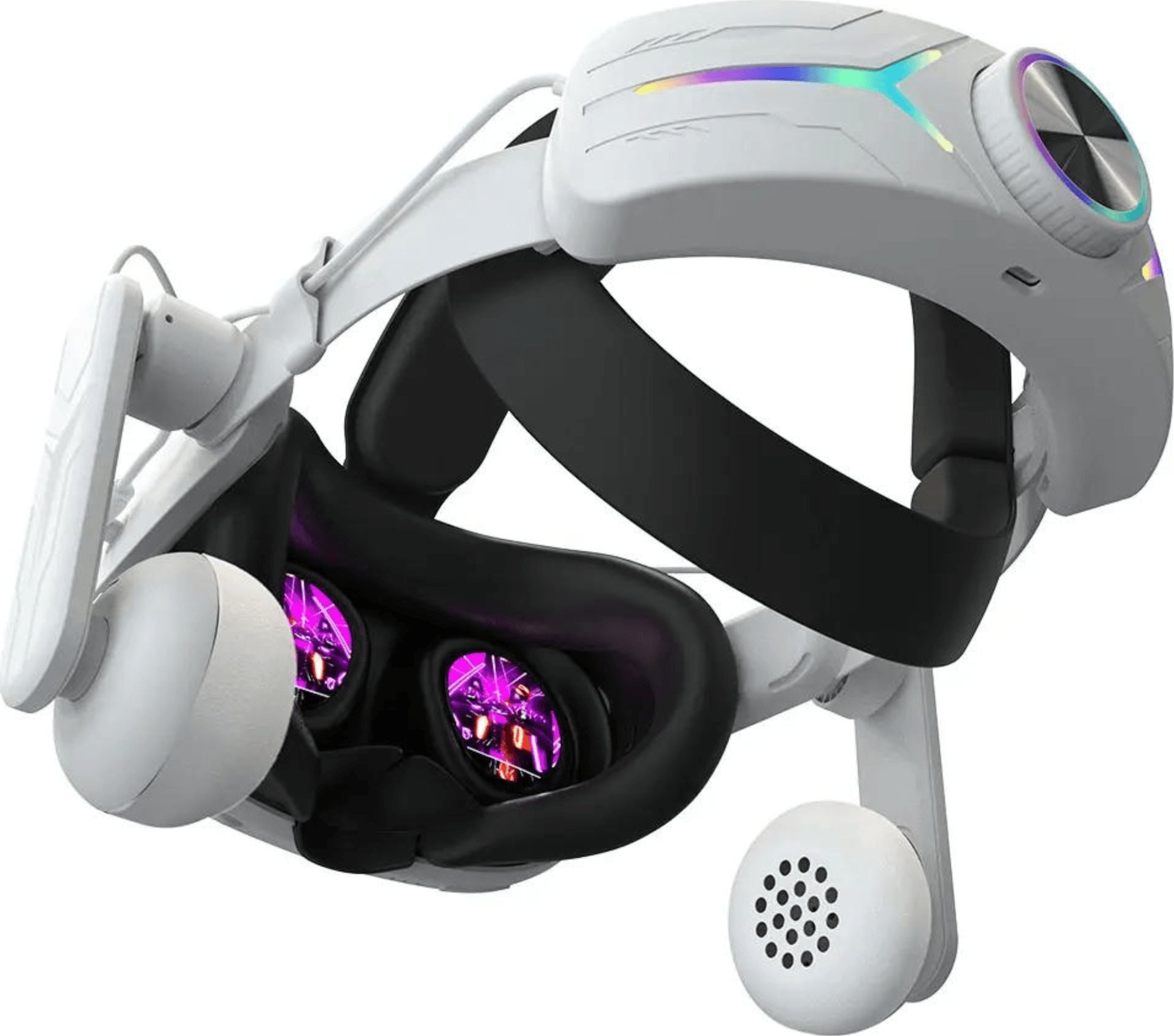 META Head Elite Strap z baterią 8000 mAh + Słuchawki| do Meta Quest 3