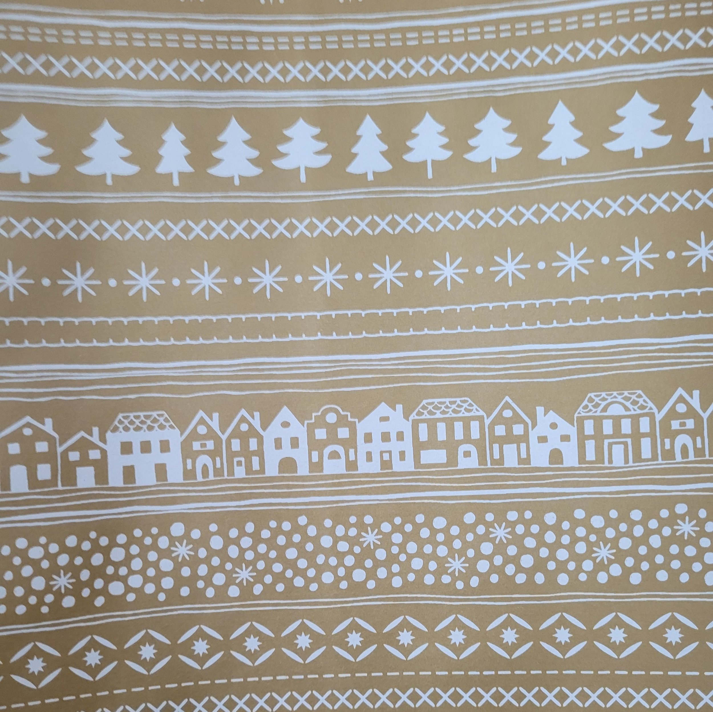 Fastima Papier świąteczny do pakowania prezentów 70cmx2m 213m70 złoty