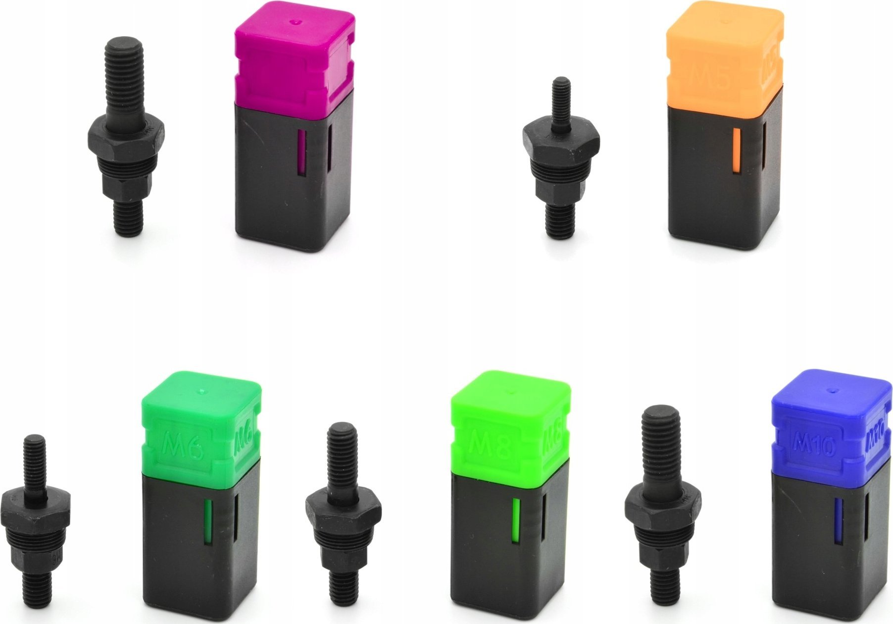 Geko Głowice do nitownicy nitonakrętek 5szt. M5-M12 (50/100)