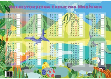 Art-Map Podkładka na biurko. Prehistoryczna tabliczka mnożenia (268570)