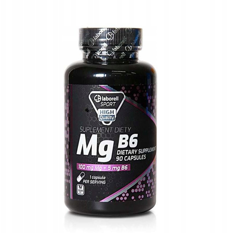 LABORELL Magnez + B6 90 kapsułek one size