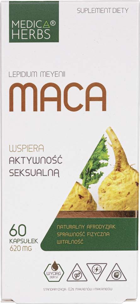 Medica Herbs Medica Herbs Maca 620 mg - 60 kapsułek
