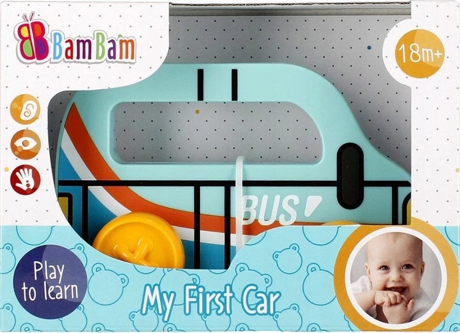 BamBam BAM BAM POJAZD AUTO MIEJSKIE MIX4 19X14X8 WB 96