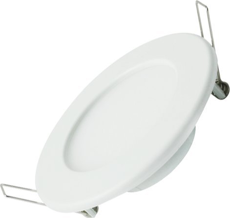Lampa sufitowa Aigostar Panel podtynkowy okrągły lampa LED E6 6W biały ciepły Ultracienka podtynkowa okrągła lampa LED E6 6W biały ciepły