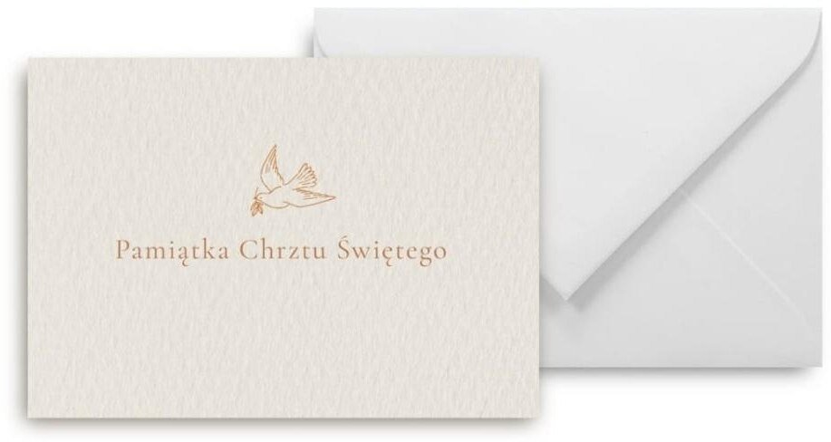 Mini kartka Pamiątka Chrztu Świętego