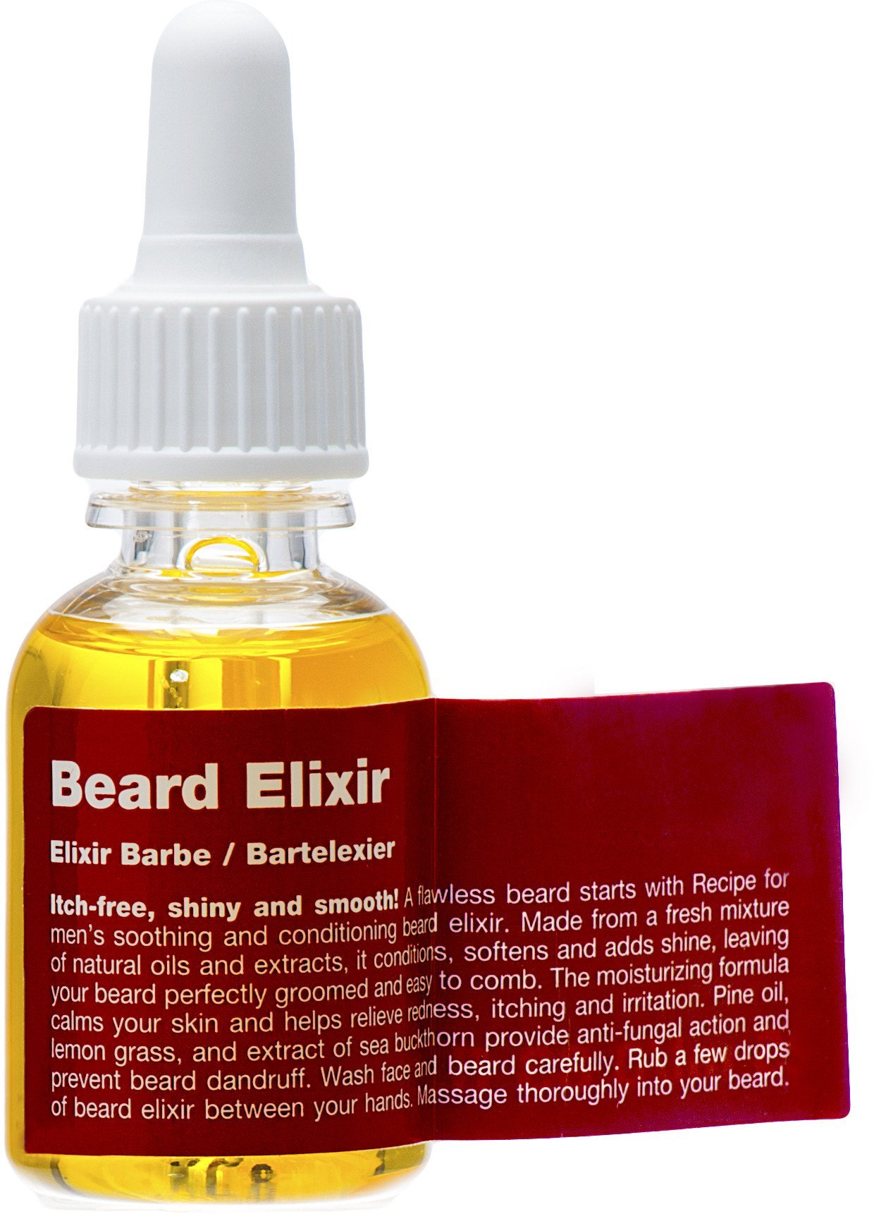 Nuxe Recipe For Men, Beard Elixir, Beard Oil, Pine, 25 ml