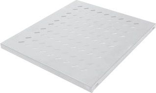 Intellinet Network Solutions Półka 2U 400mm rack 19" 2 punkty mocowania perforowana szara (712224)