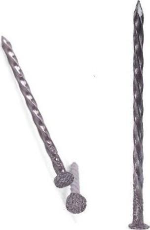 Metalurgia GWOŹDZIE KWADRATOWE SKRĘCANE OCYNKOWANE 4.5*125MM [jm.KG] - 903 125 ZN S