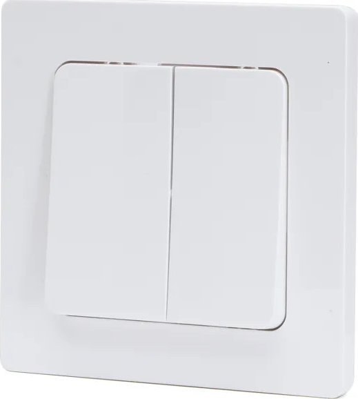 Aigostar Łącznik podwójny jednobiegunowy typu francuskiego biały Łącznik podwójny jednobiegunowy typu francuskiego biały