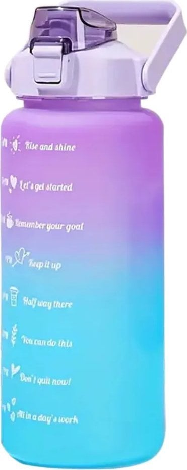 ExtraLink EXTRALINK BUTELKA MOTYWACYJNA BIDON NA WODĘ 2000ML FIOLET-BŁĘKIT BUT-992