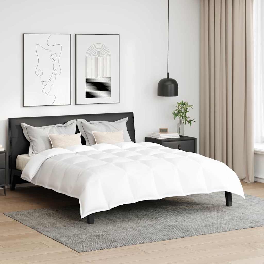 Zestaw kołdry zimowej z poduszką 3 pcs Biały 240 x 220 cm