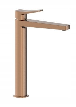 4522-712-34 / KFA / MALAGA / BATERIA UMYWALKOWA NABLATOWA ZE SPUSTEM CLICK CLACK, PVD BRUSHED ROSE GOLD /