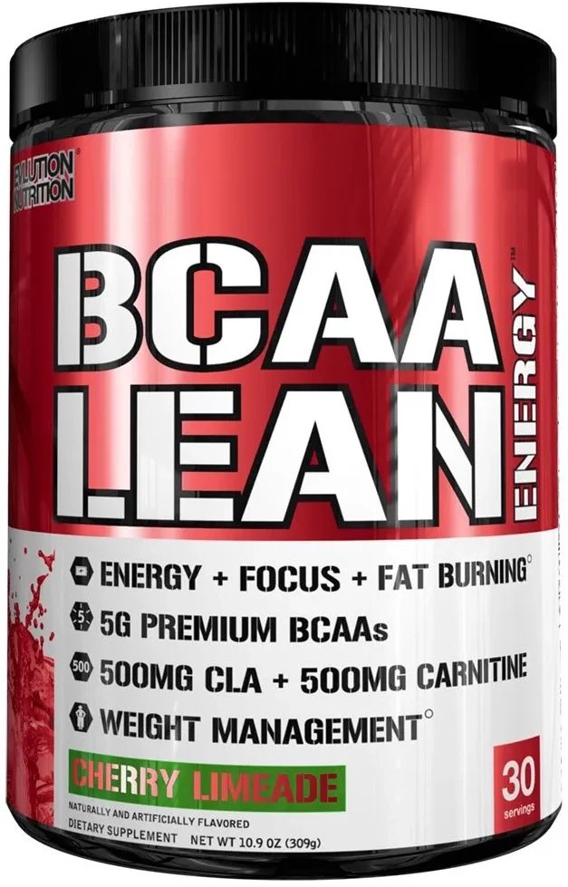 EVLution Nutrition - BCAA Lean Energy, Cherry Limeade, Proszek, 309g