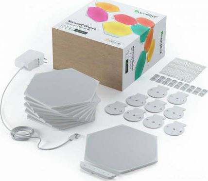 Nanoleaf Zestaw 9 paneli świetlnych Nanoleaf Hexagons Starter Kit - panele świetlne (9 paneli, 1 kontroler)