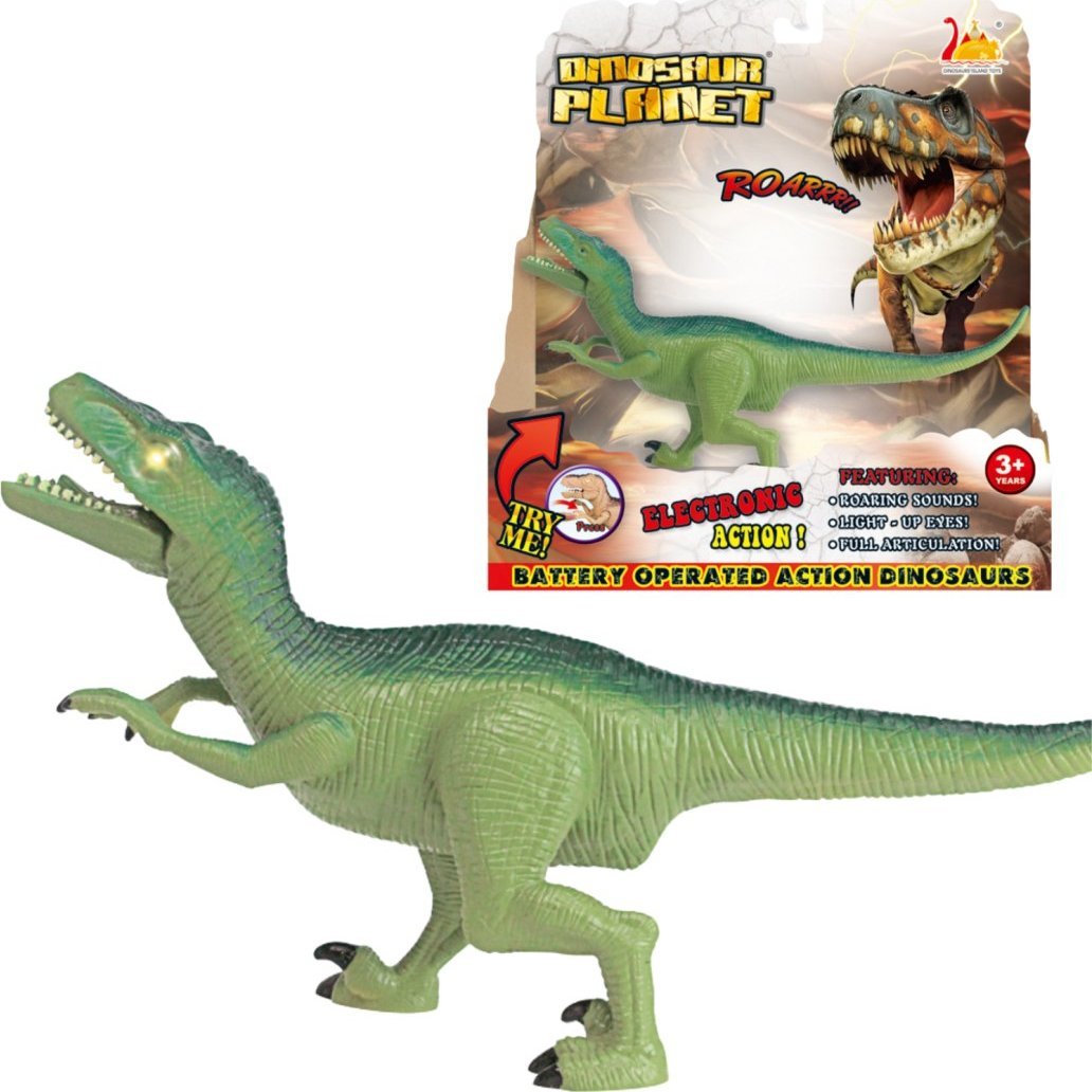 DINOZAUR EFEKTY ŚWIETLNE I DŹWIĘKOWE RUCHOME ELEMENTY INTERAKTYWNY