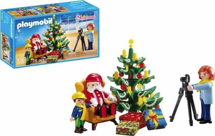 Figurka Playmobil Playmobil 5753 Zdjęcie ze Świętym Mikołajem Christmas
