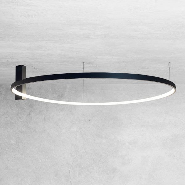 Lampa sufitowa Shilo Natynkowa lampa sufitowa Agari LED 38W 4000K czarna do pokoju