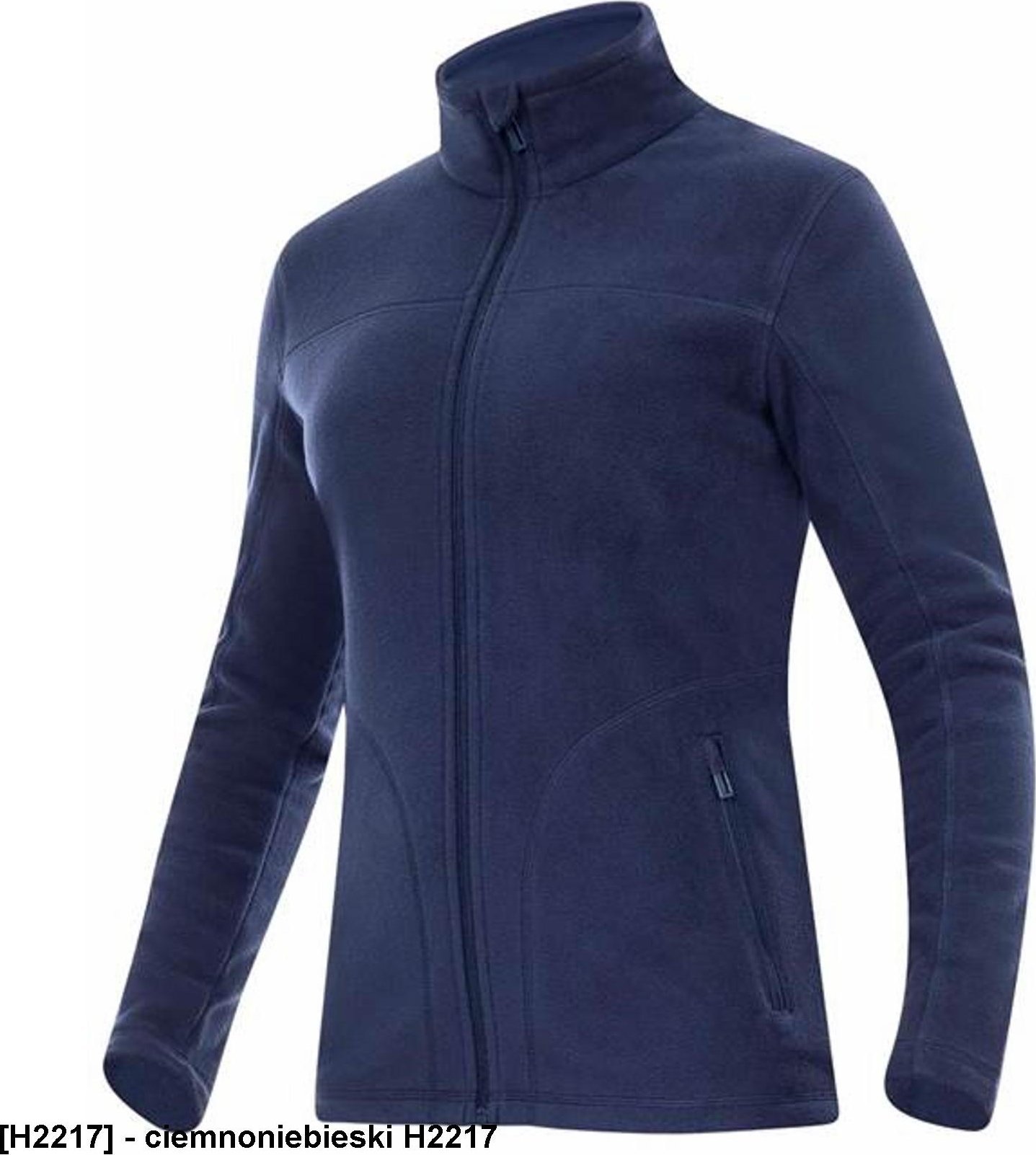 Ardon ARDON JOFLEX - Damska bluza polarowa stójka 2 kieszenie ozdobne płaskie ozdobne 100% poliester fleece, 280 g/m2 - ciemnoniebieski H2217 XL