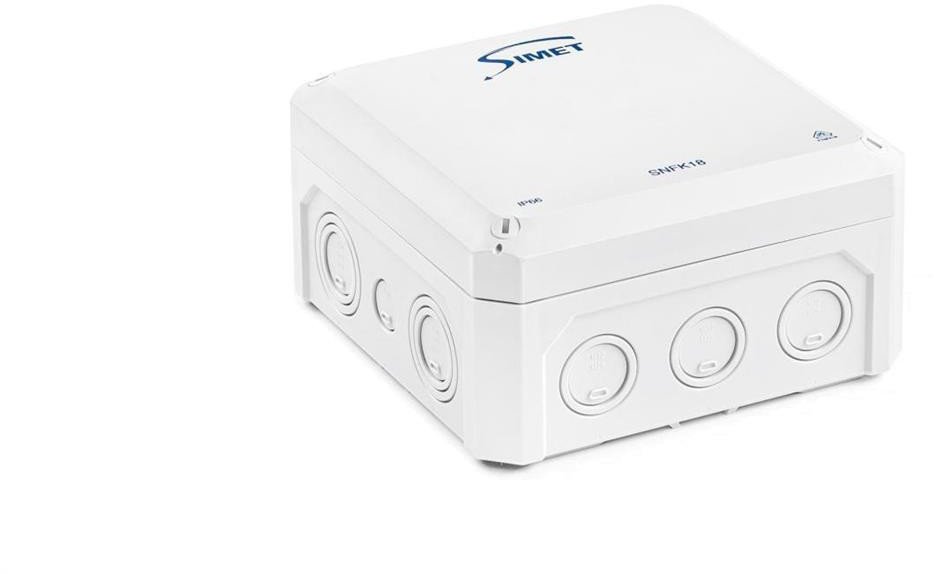 Puszka n/t hermetyczna pusta 180x180x93mm IP66 biała SNFK18 83171006