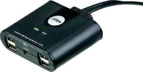 Adapter USB Aten US224-AT USB - USB Czarny (US224AT)