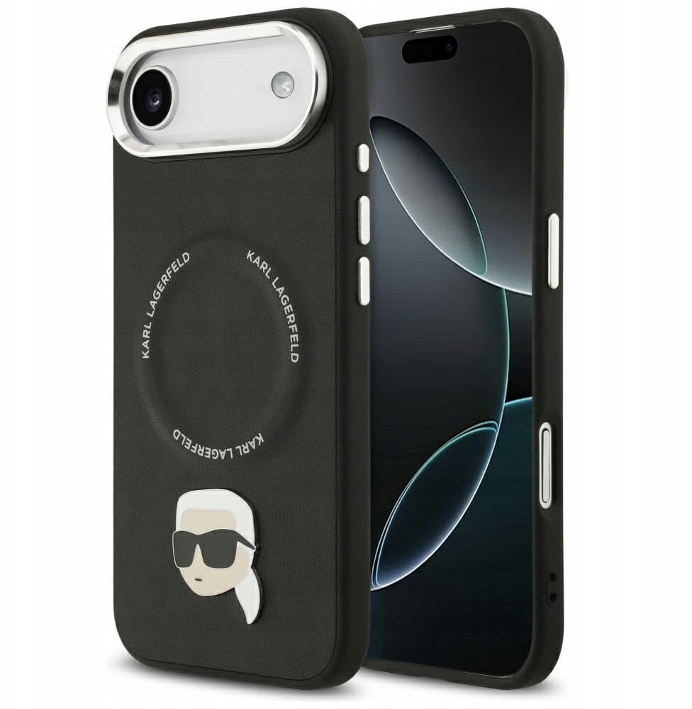 Karl Lagerfeld Karl Pin MagSafe Case for iPhone Air Black