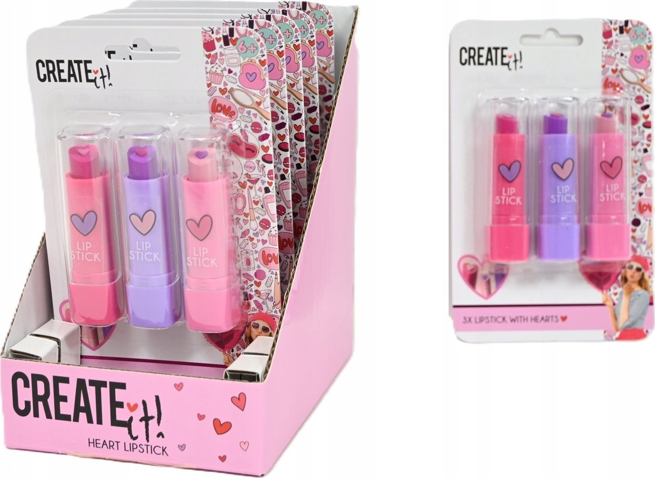 Create it! CREATE IT! love szminka 3-pak 84597 18181 /6