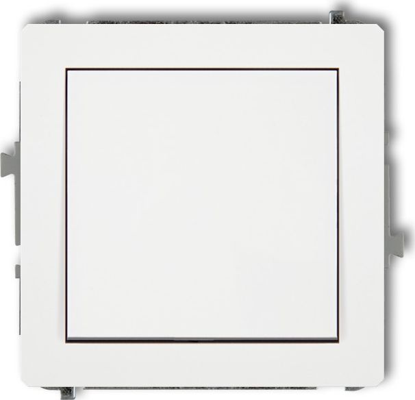 Karlik Deco Przycisk jednobiegunowy biały (DWP-4.1)