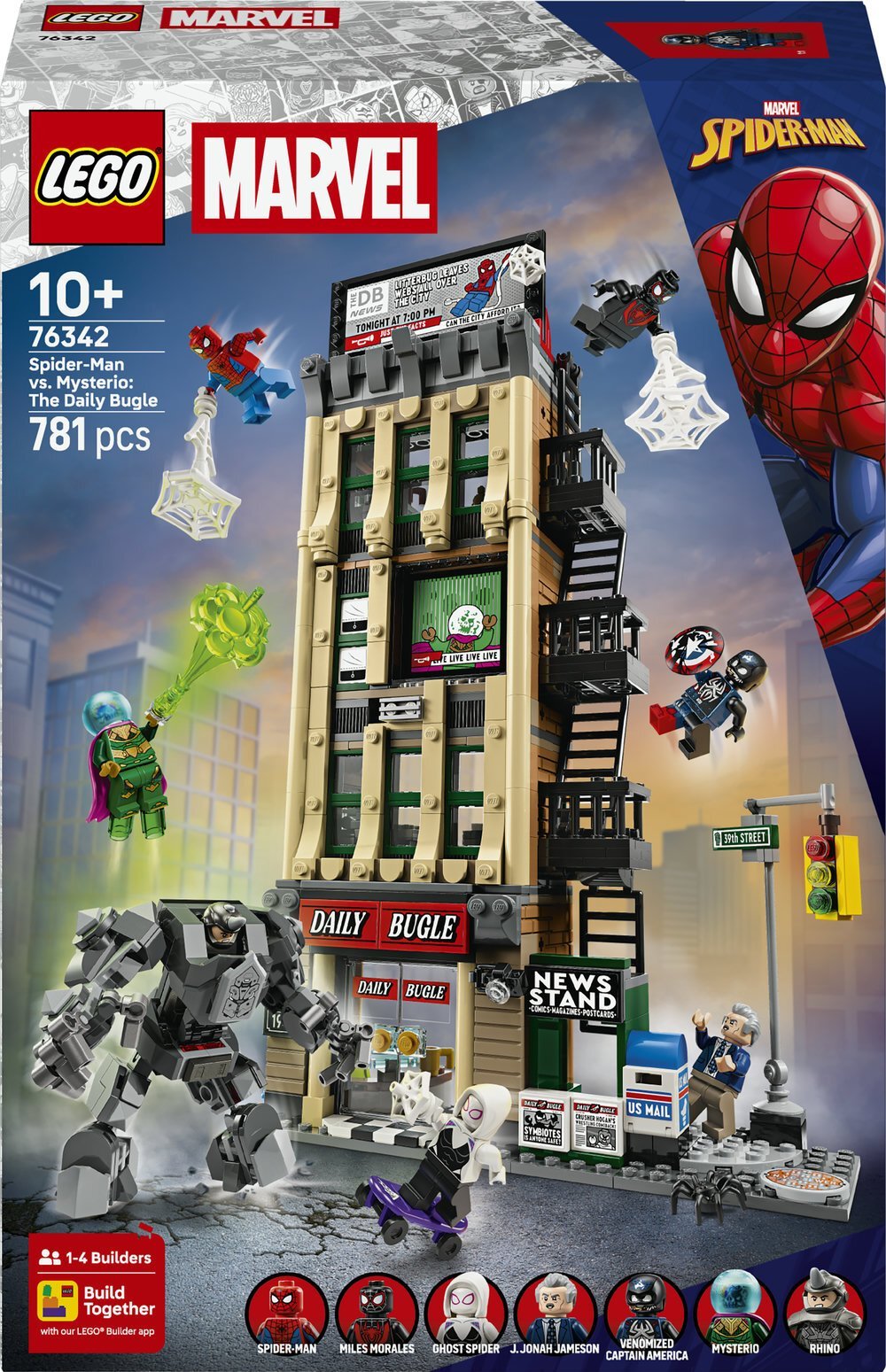 LEGO Marvel Spider-Man kontra Mysterio: Daily Bugle (76342)