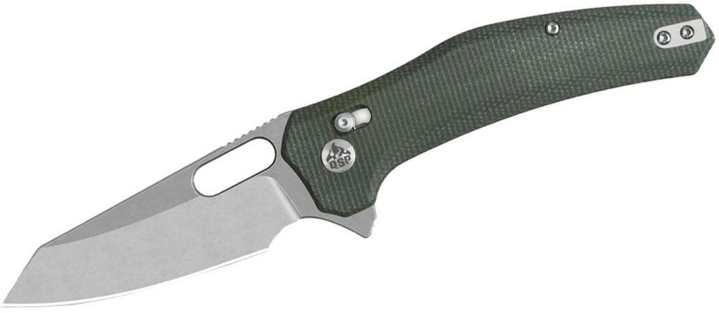 QSP Knife EMU MICARTA STW QS164-B1 Green