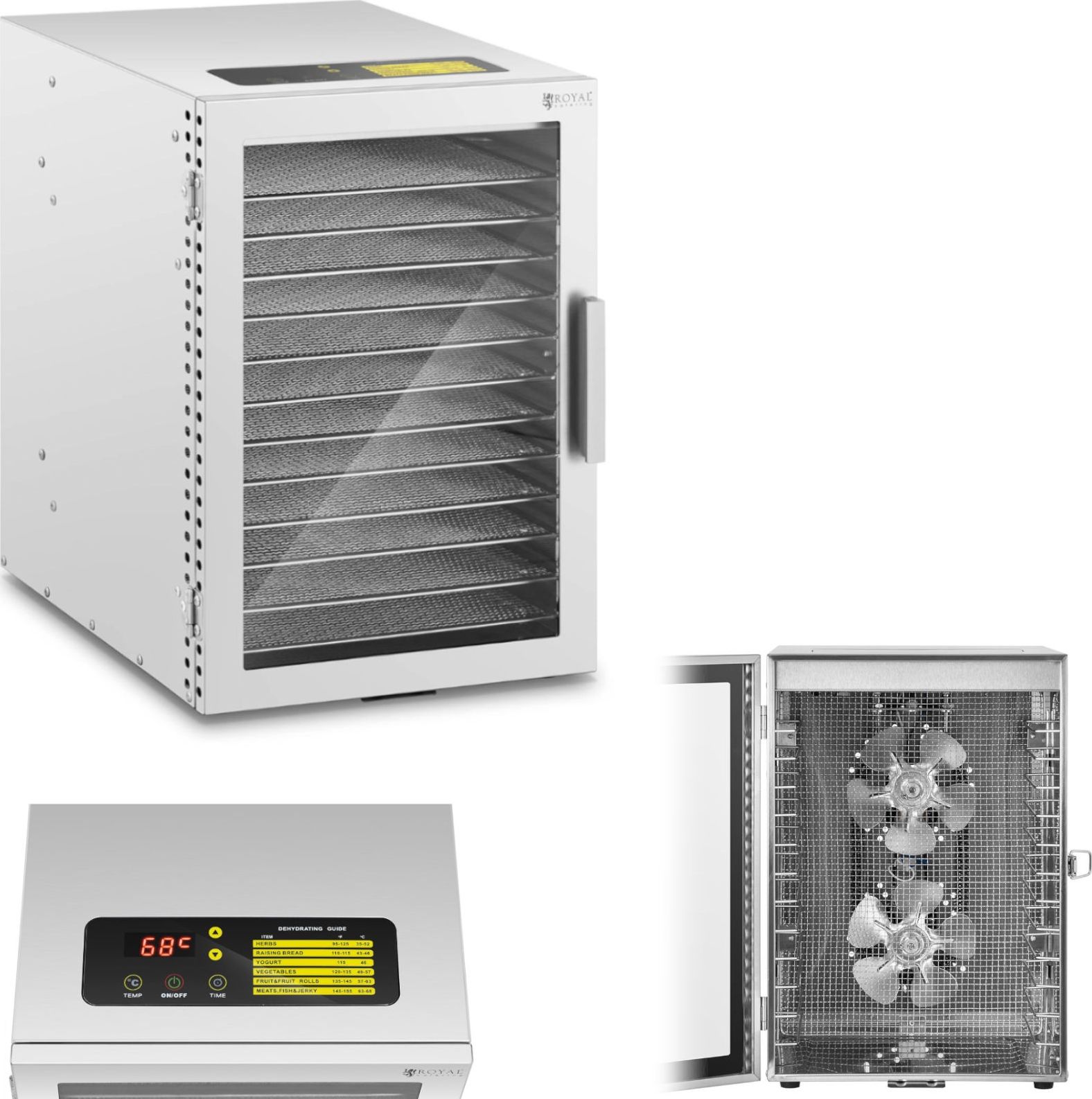 Suszarka Royal Catering RCDA-500/45S