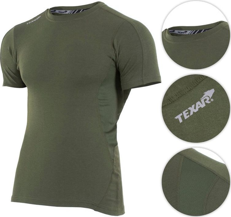 Texar Texar Koszulka T-Shirt Base Layer Olive S