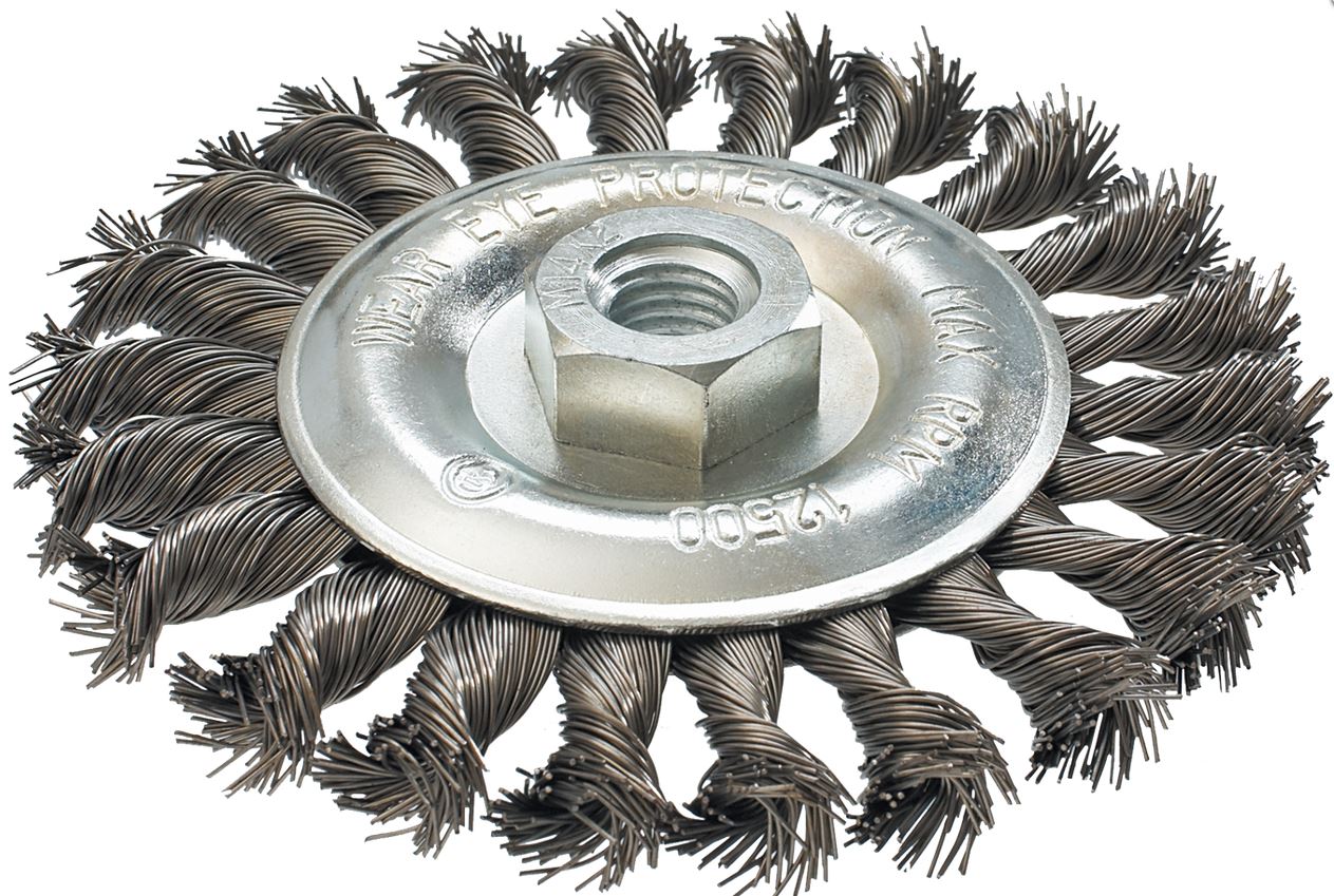 Graphite Szczotka druciana tarczowa 125mm M14 INOX - 57H598