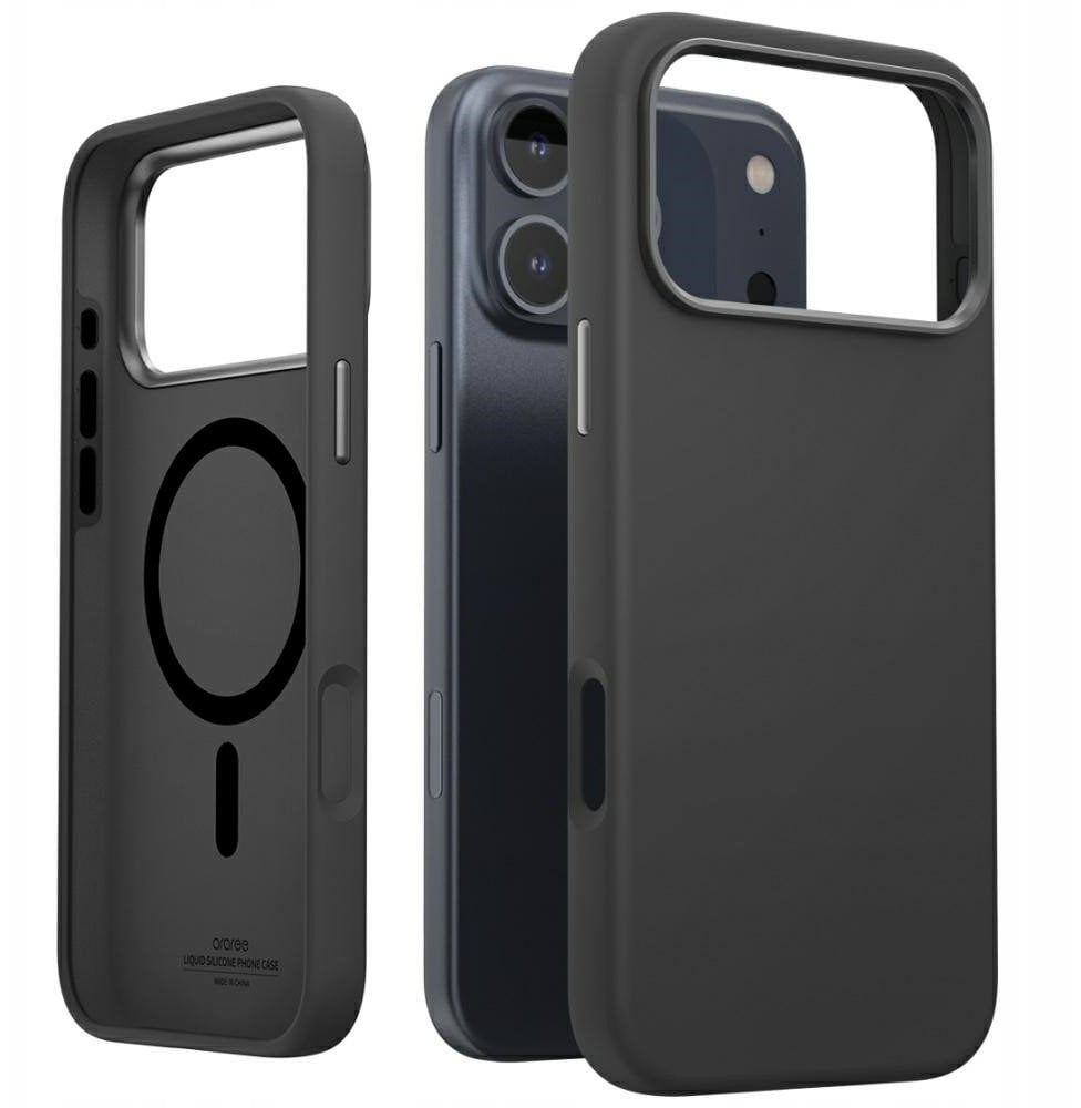 Araree Typo Skin M MagSafe Case for iPhone 17 Pro Max Black