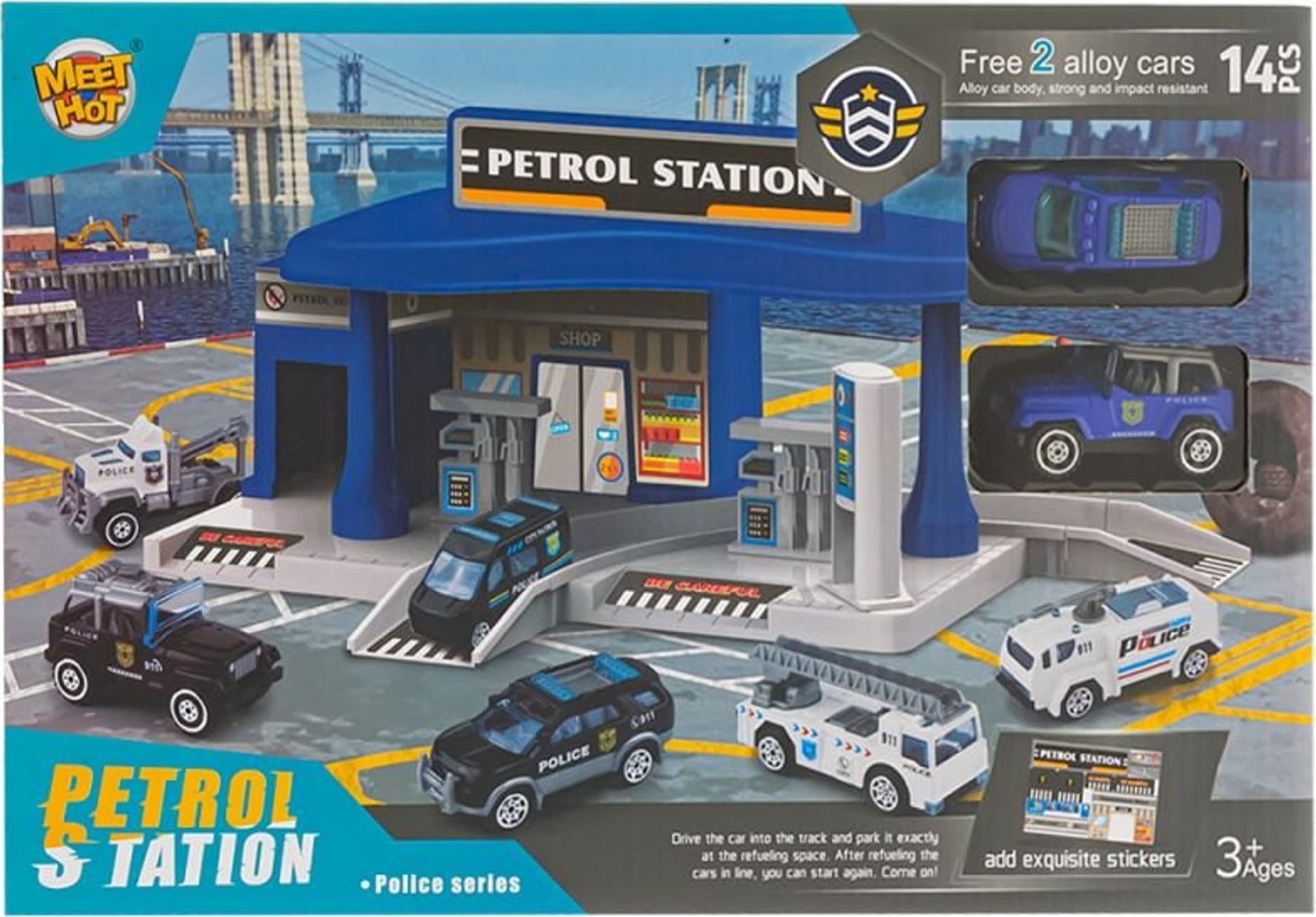 EUROBABY ZABAWKI Zabawka stacja paliw