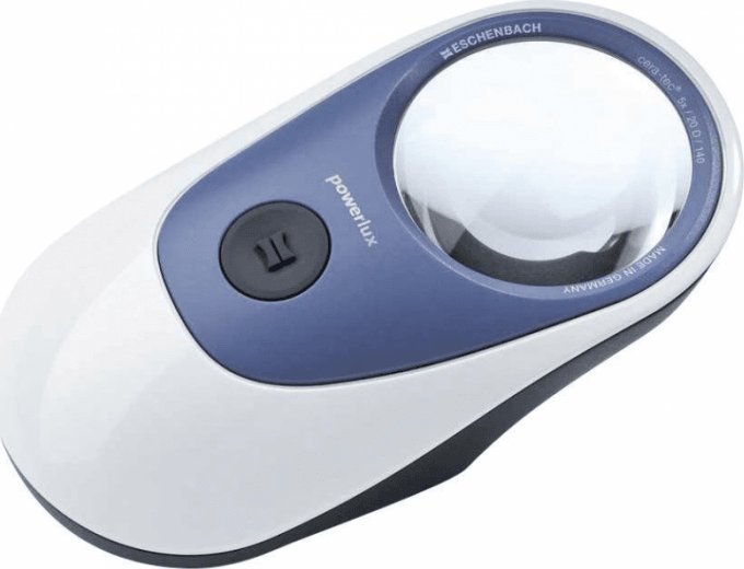 Eschenbach Lupa podświetlana Powerlux, pow.3,5-krotne, 8000K zimna biel ESCHENBACH