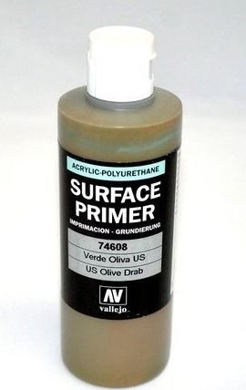 Vallejo U.S. Olive Drab 200 ml. Podkład Akrylowy Vallejo Surface Primer uniwersalny