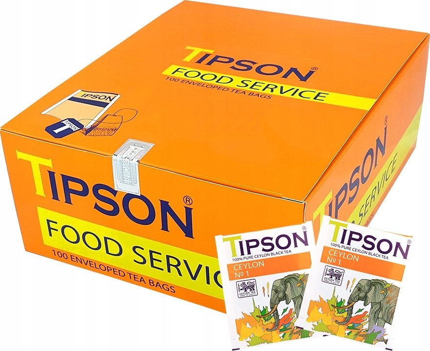 Tipson Tipson CEYLON NO. 1 HORECA czarna herbata cejlońska BOPF - w kopertach 100 x 2 g