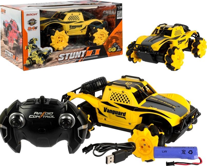 AUTO ZDALNIE STEROWANE OBROTOWE STUNT MAX R/C