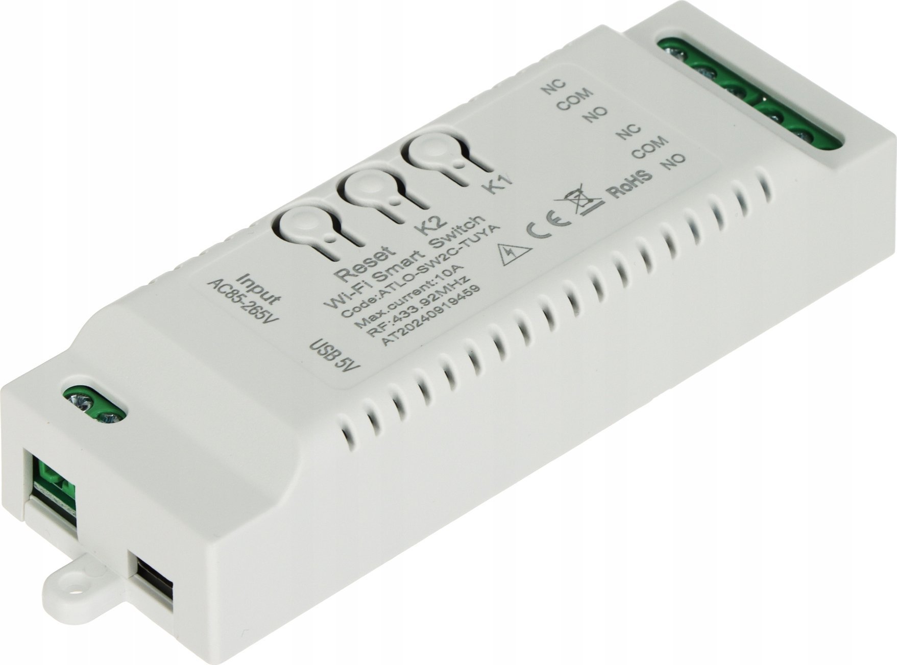 INTELIGENTNY PRZEŁĄCZNIK ATLO-SW2C-TUYA Wi-Fi, Tuya Smart