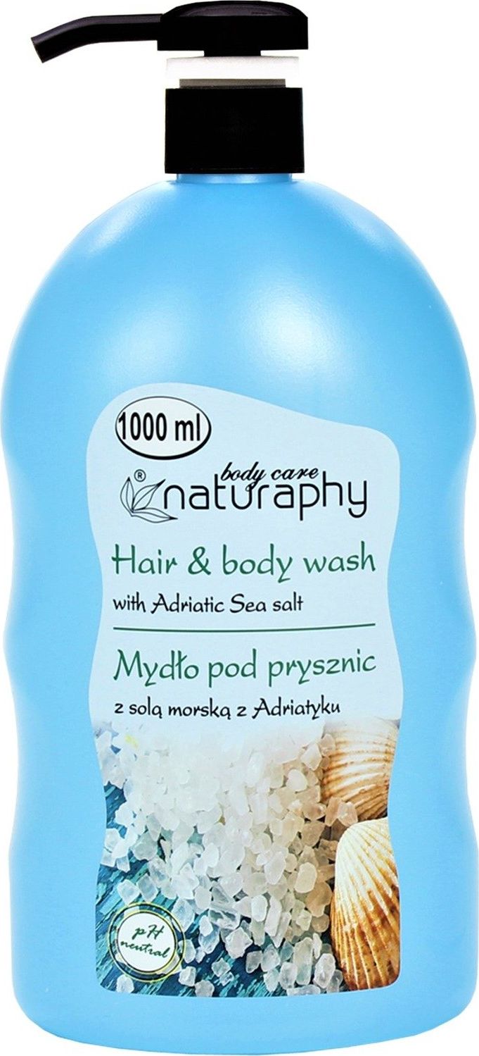 BluxCosmetics Mydło pod prysznic z solą morską z Adriatyku 1L