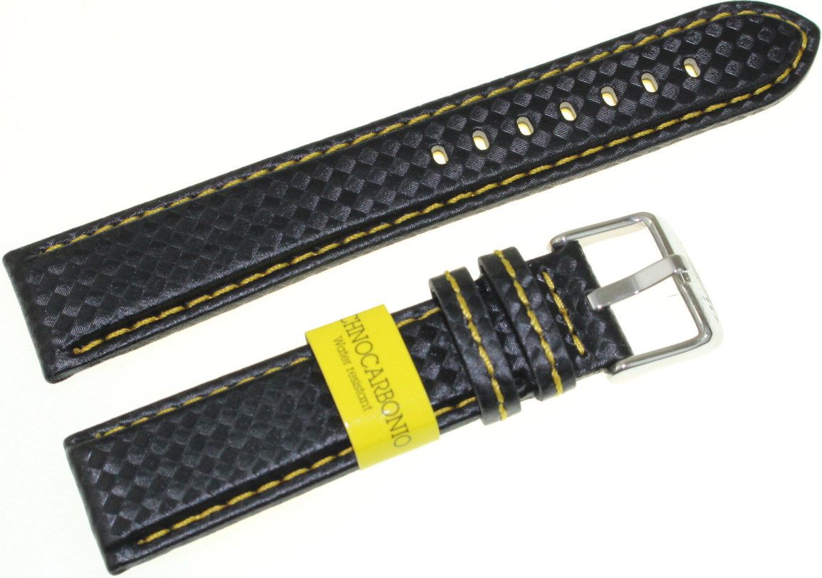 Morellato Karbonowy wodoodporny pasek do zegarka 20 mm Morellato A01U3586977897CR20