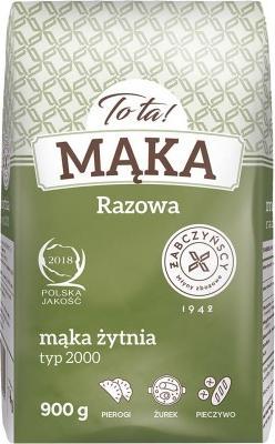 TO TA Mąka żytnia razowa 1 kg
