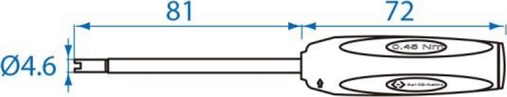 King Tony KLUCZ DO ZAWORÓW WENTYLI 0,45 Nm King Tony