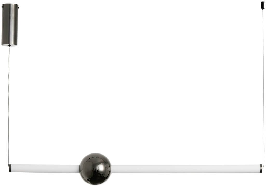 Wisząca lampa nad wyspę O-Line ST-1688S-BK Step LED 12W 3000K belka biała