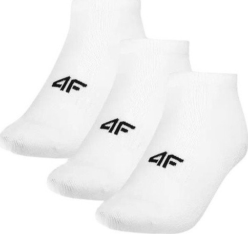 Skarpety męskie 4F M442 3-pak białe 4FWMM00USOCM442 10S 43-46