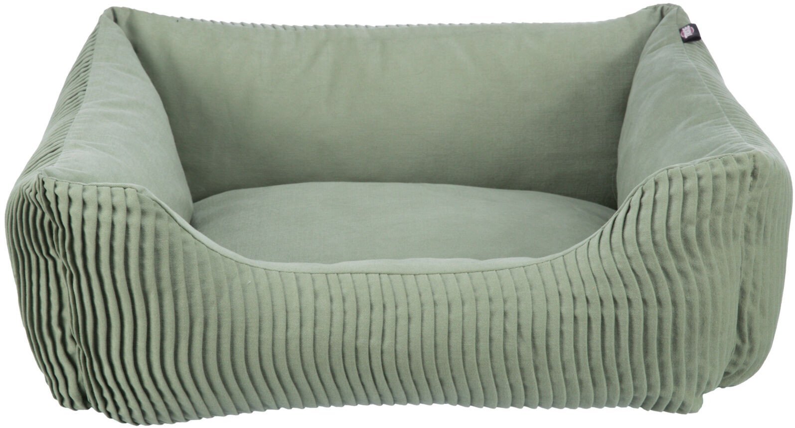 TRIXIE Marley, Bolster pet bed, Indoor, Dog, Green, Rectangular, Monochromatic