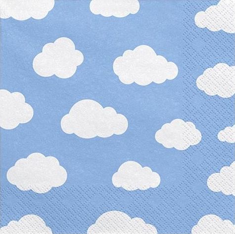 Party Deco Serwetki papierowe, Samolociki, 33x33 cm., 20 szt. uniwersalny