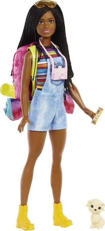 Lalka Barbie Mattel Kemping - Brooklyn + akcesoria (HDF74)