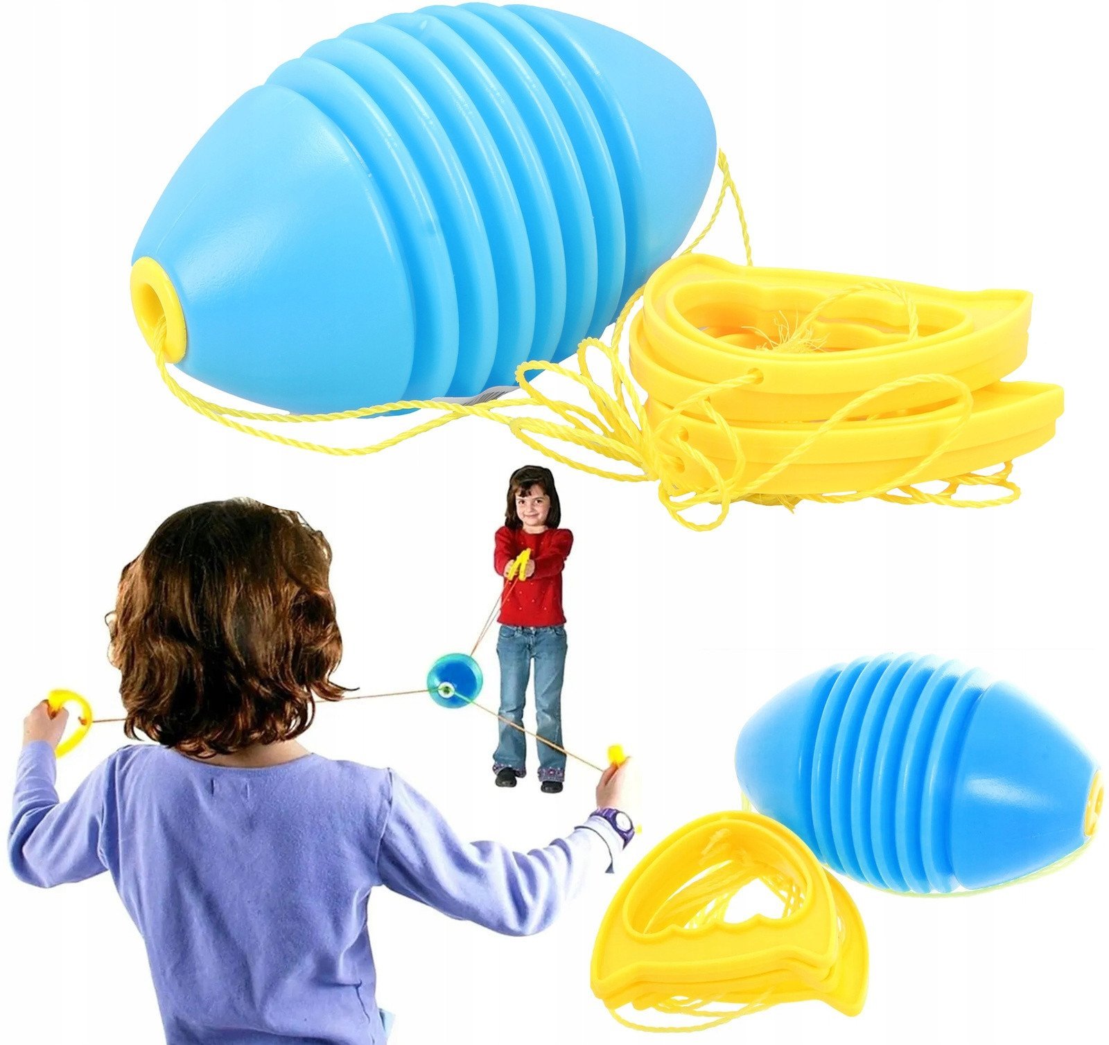 Piłka do przeciągania na sznurku